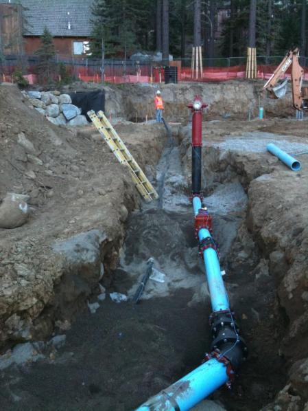 waterline construction